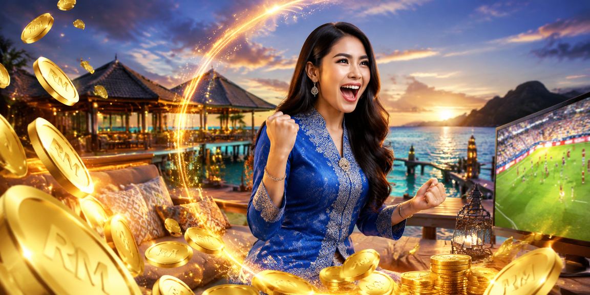 A female player in baju kurung from Terengganu using the 318i platform for online betting